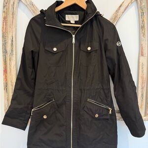 Michael Kors Women's Black Hooded Jacket